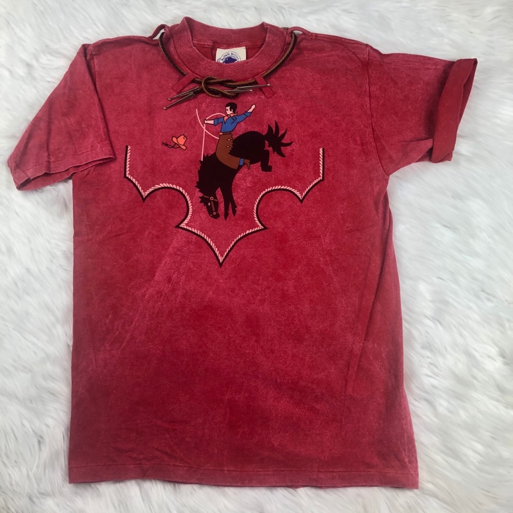 Vtg Buffalo Billies Single Stitch T Shirt Tie Dye